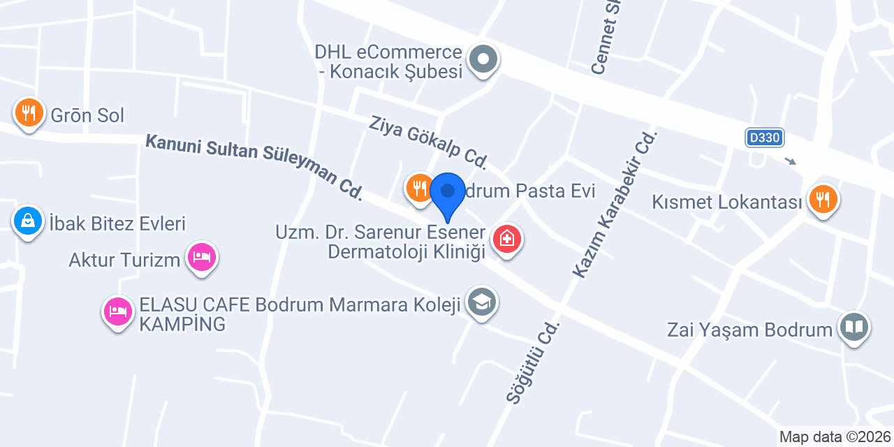 Bodrum Ultrason - Uzm. Dr. Funda Akın Küçük konumu