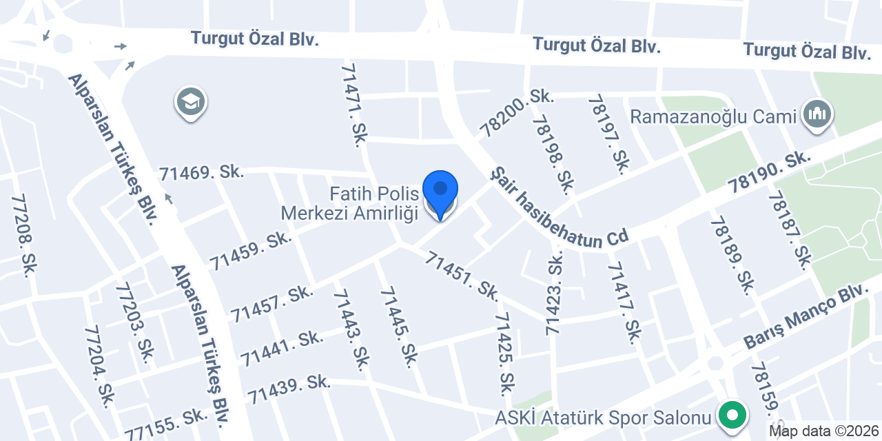 Fatih Polis Merkezi Amirliği konumu