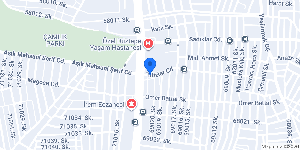 Meşur olmayan dürümcü konumu