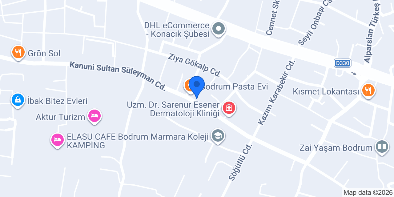 Diş Hekimi Senem Aslı Ekşioğlu, Bodrum konumu