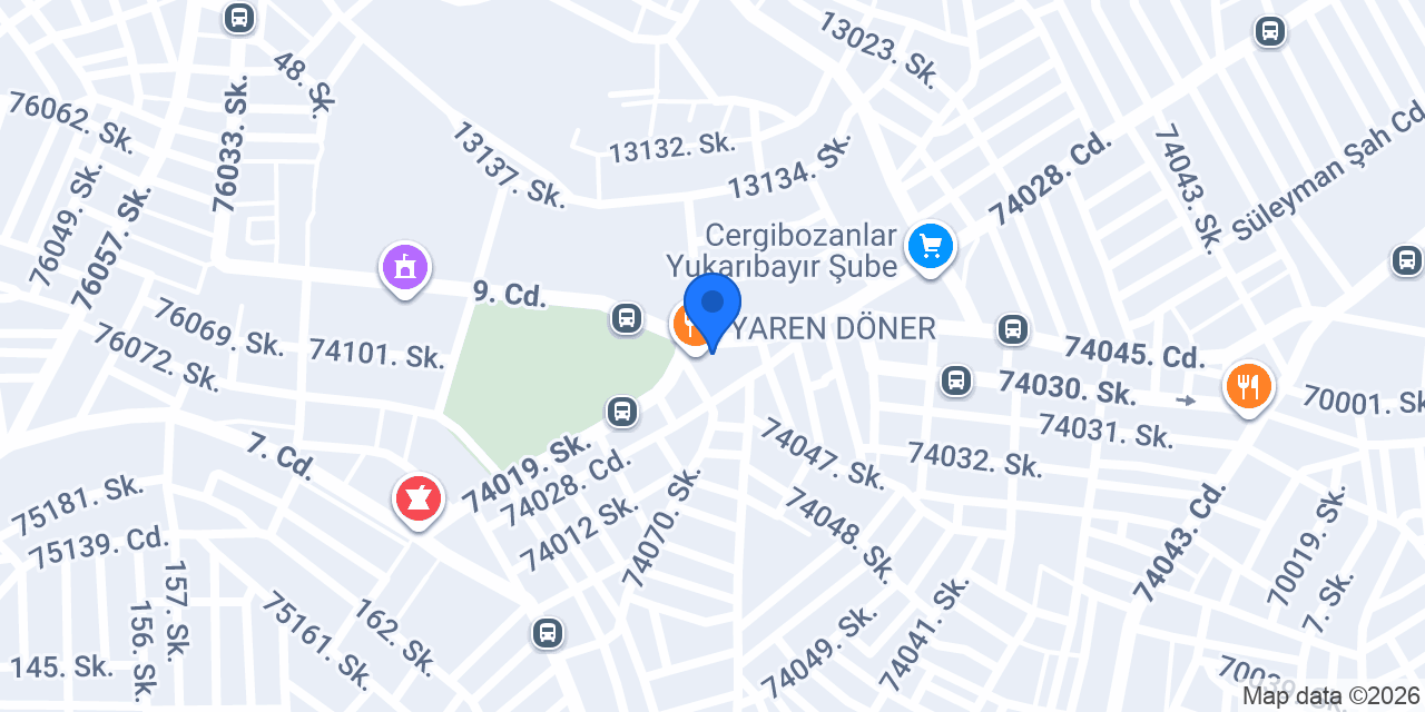 EMİRHAN YAPI DEKORASYON GAZİANTEP konumu