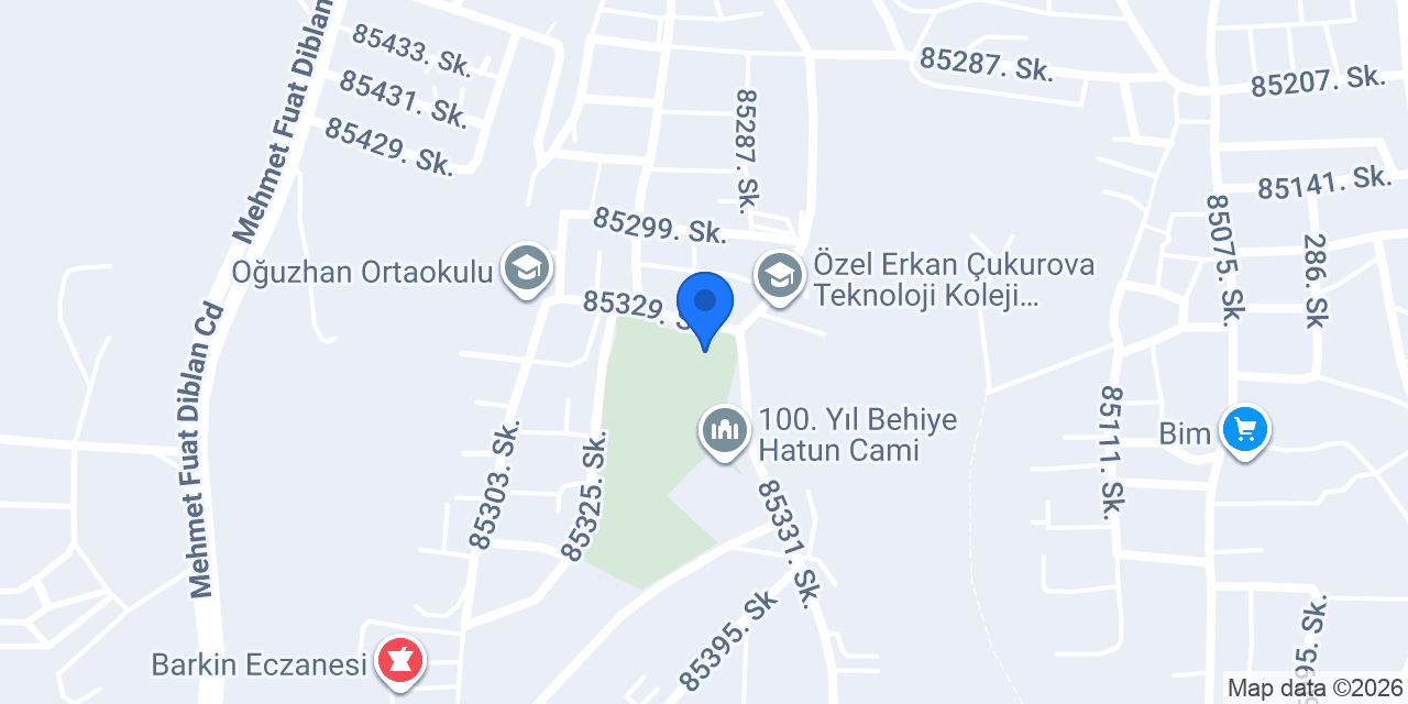 Adana Evgin Oto Lastik konumu