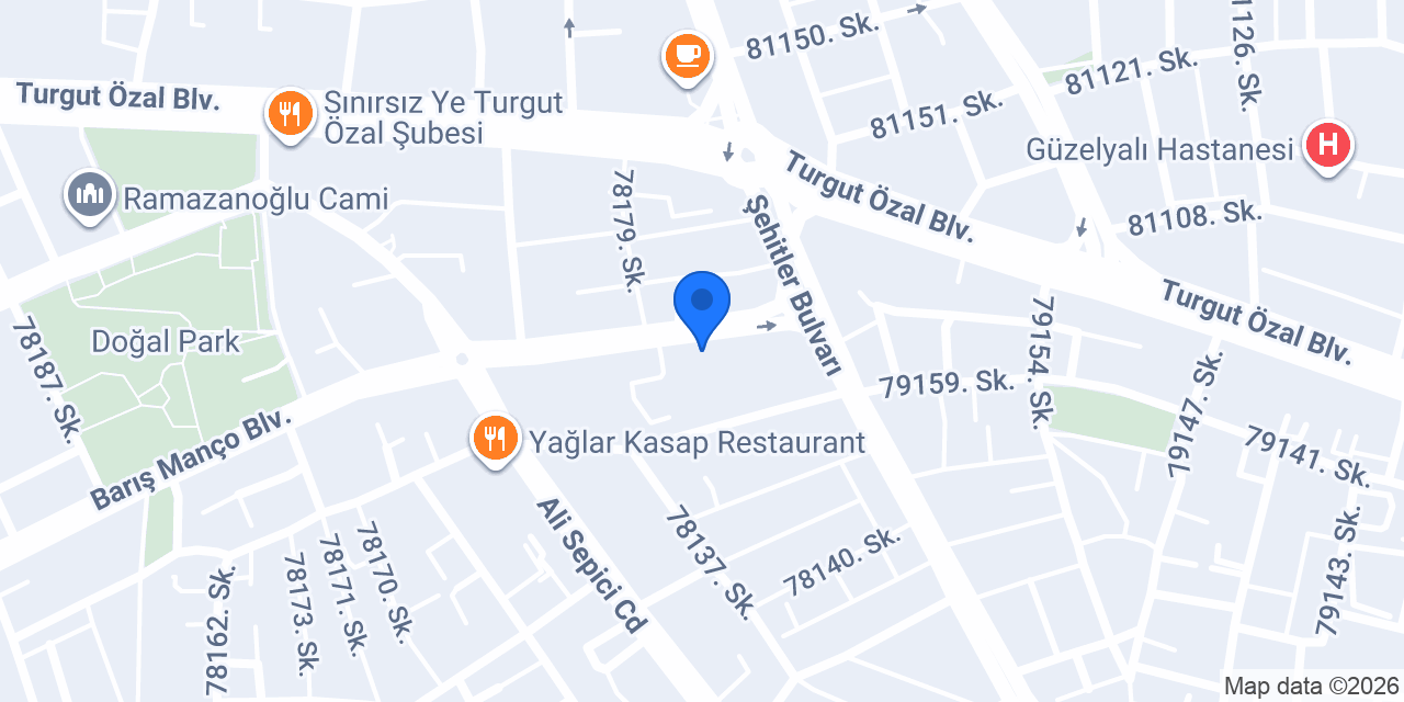 Ptt Çukurova Adana konumu