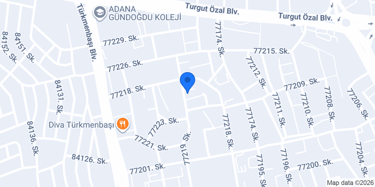 Üçgül Market konumu