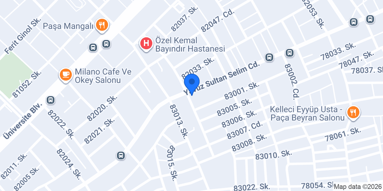 Binevler Unlu Mamulleri konumu