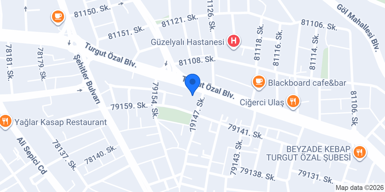 Şekerbank Toros Şubesi konumu