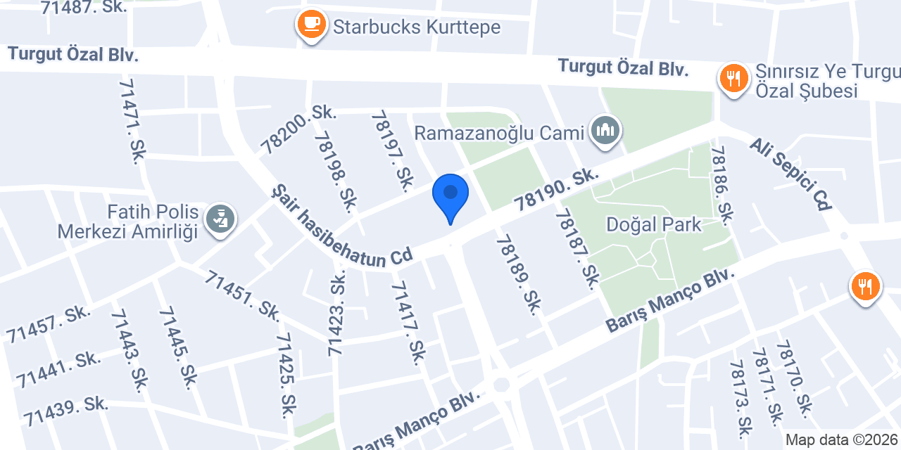 Kuaför Gökhan Karatasoğlu konumu