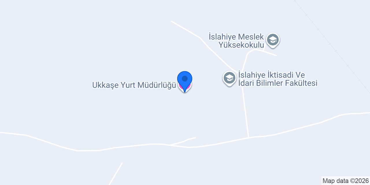 Ukkaşe Yurt Müdürlüğü konumu