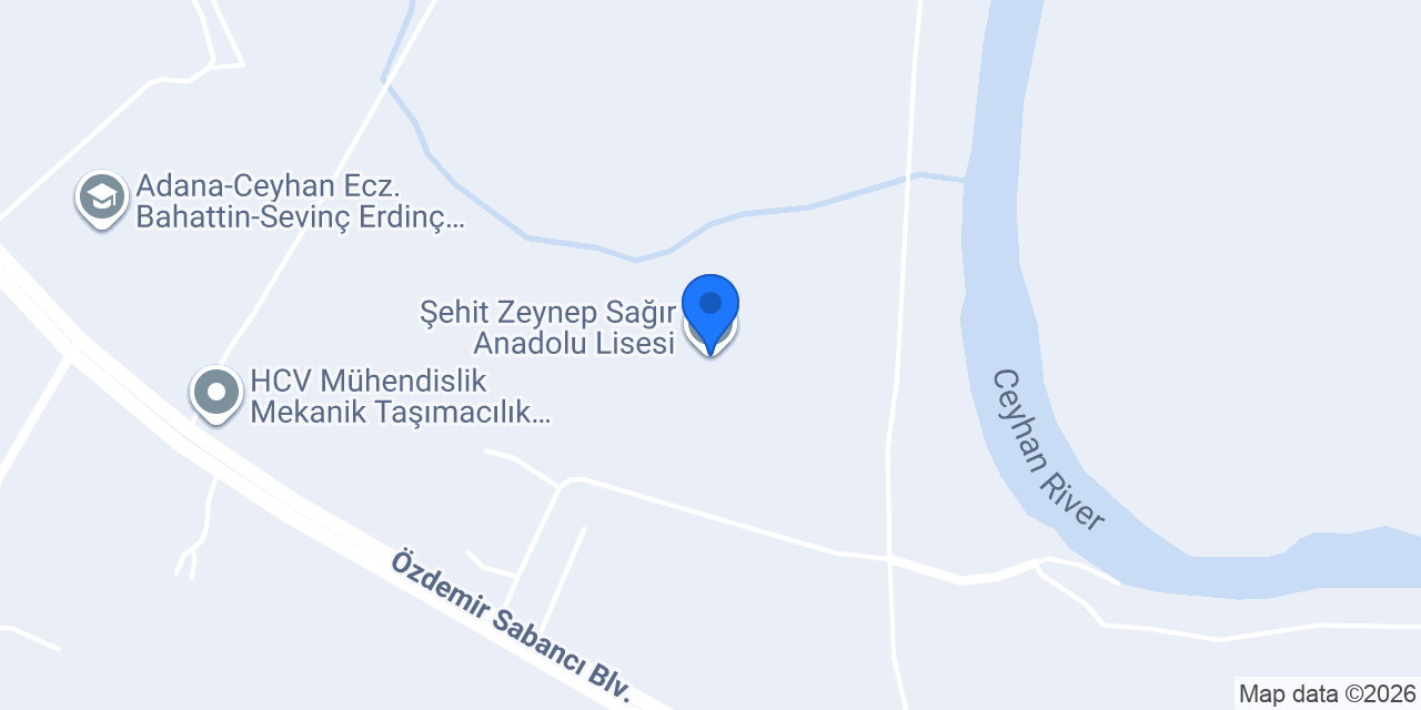 Şehit Zeynep Sağır Anadolu Lisesi konumu