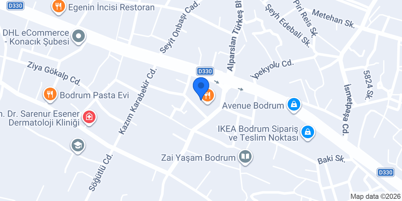 Anadolubank Bodrum Şubesi konumu