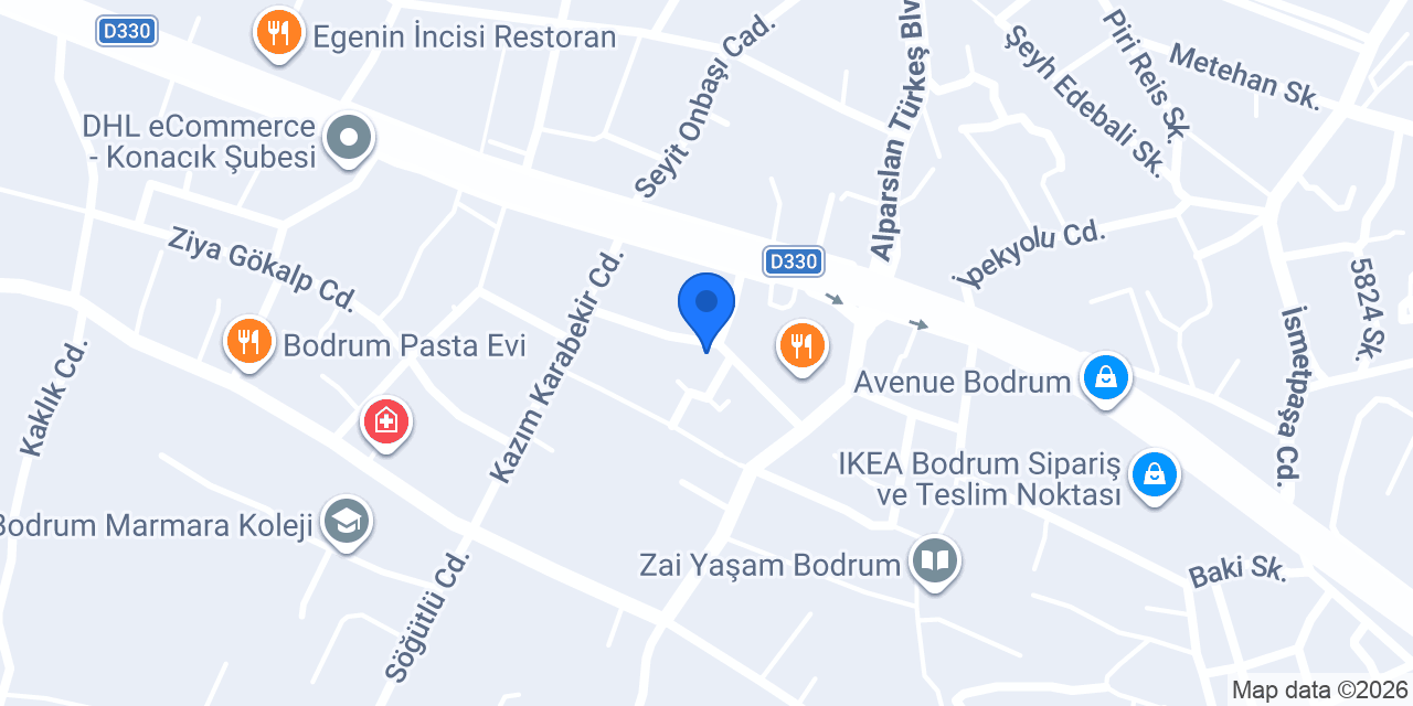 Ayla Bodrum konumu