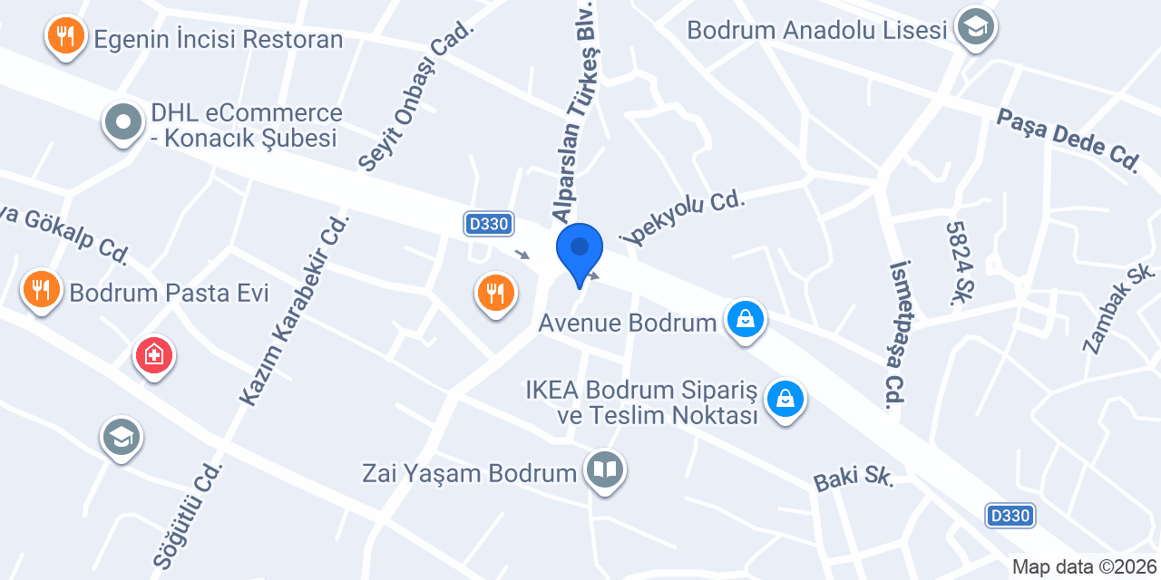 QNB Konacık Şubesi konumu