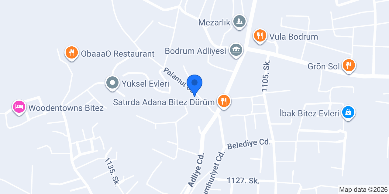 Avukat Ahmet Gezginci konumu