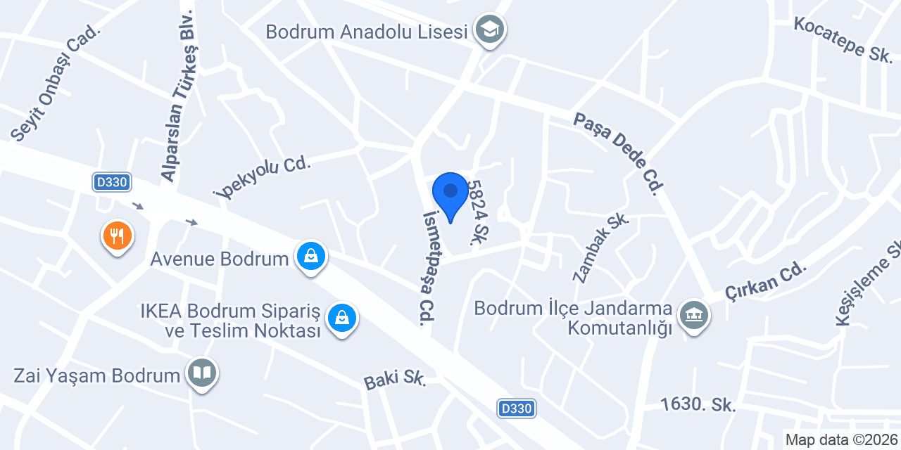 Ediz Rent A Car Bodrum konumu