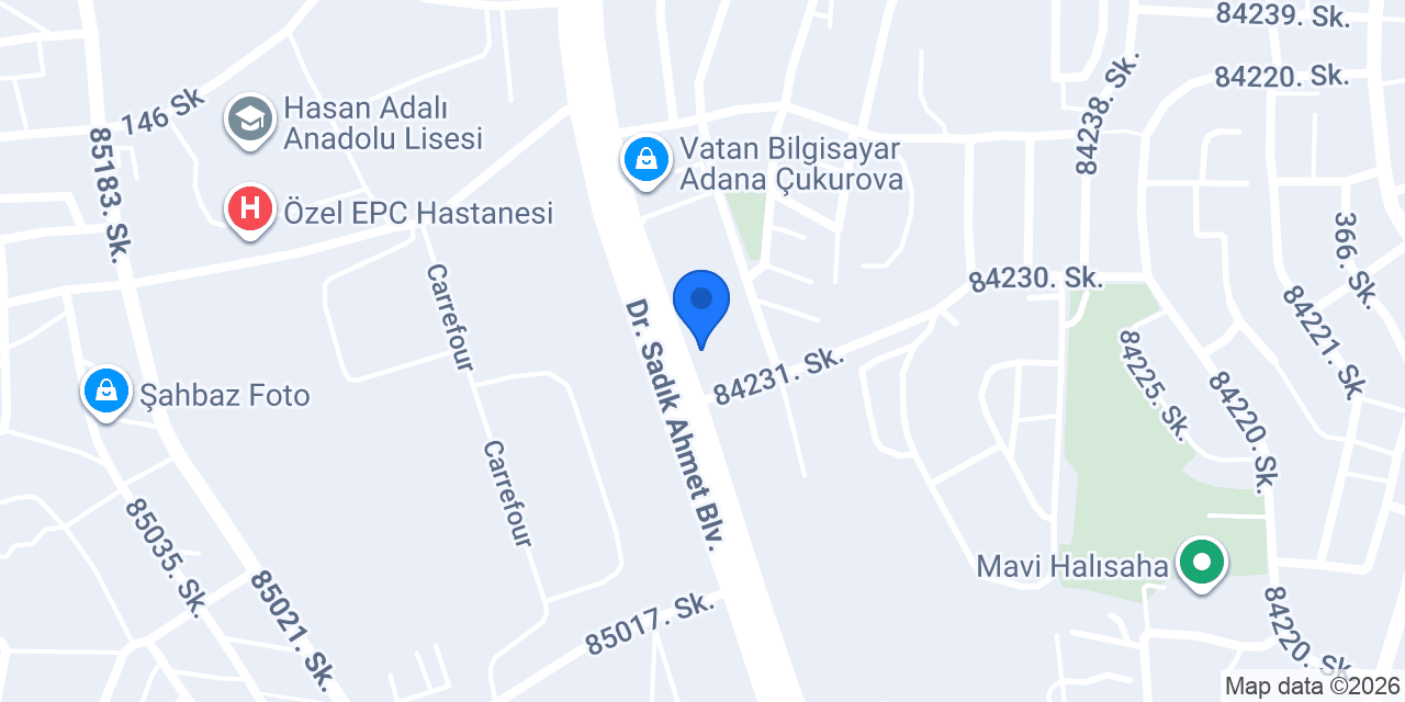 ERGÜL MOBİLYA REAL YOLU konumu