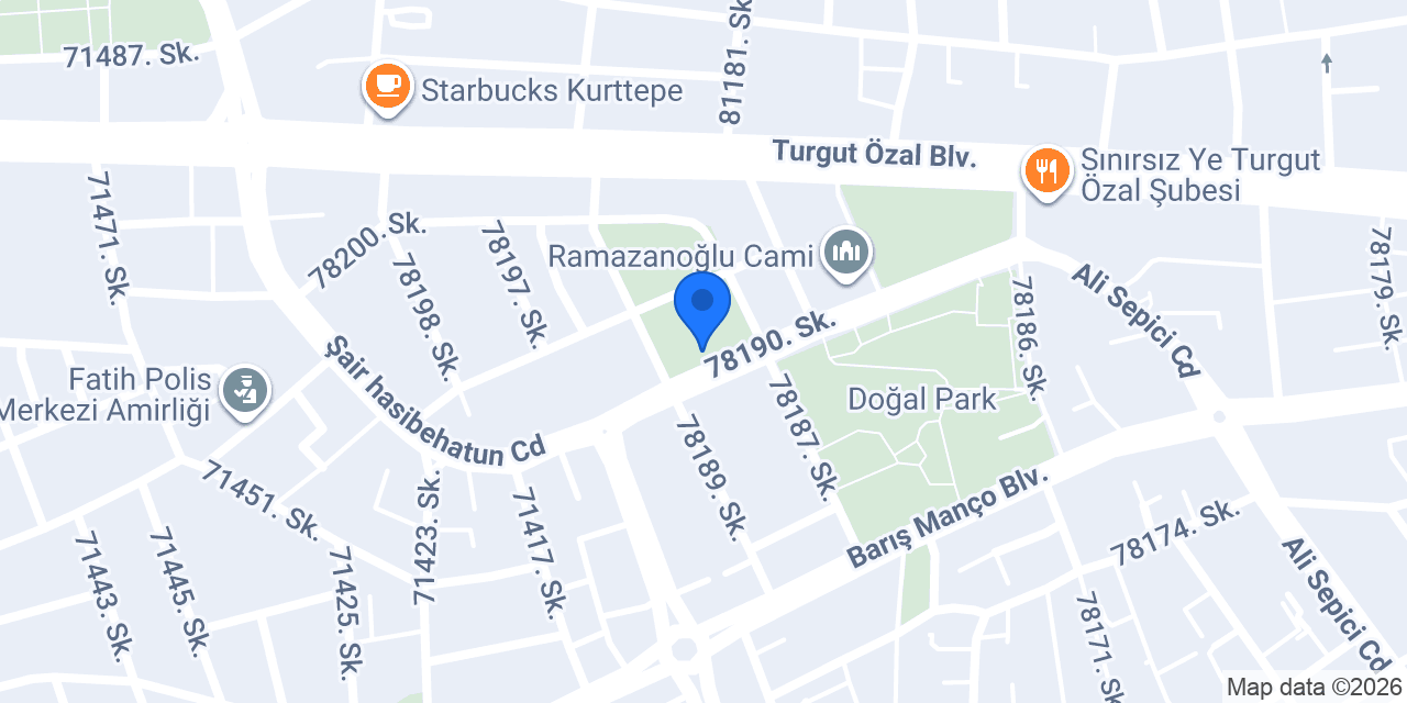 Hanife Erçen Pet Kuaför konumu