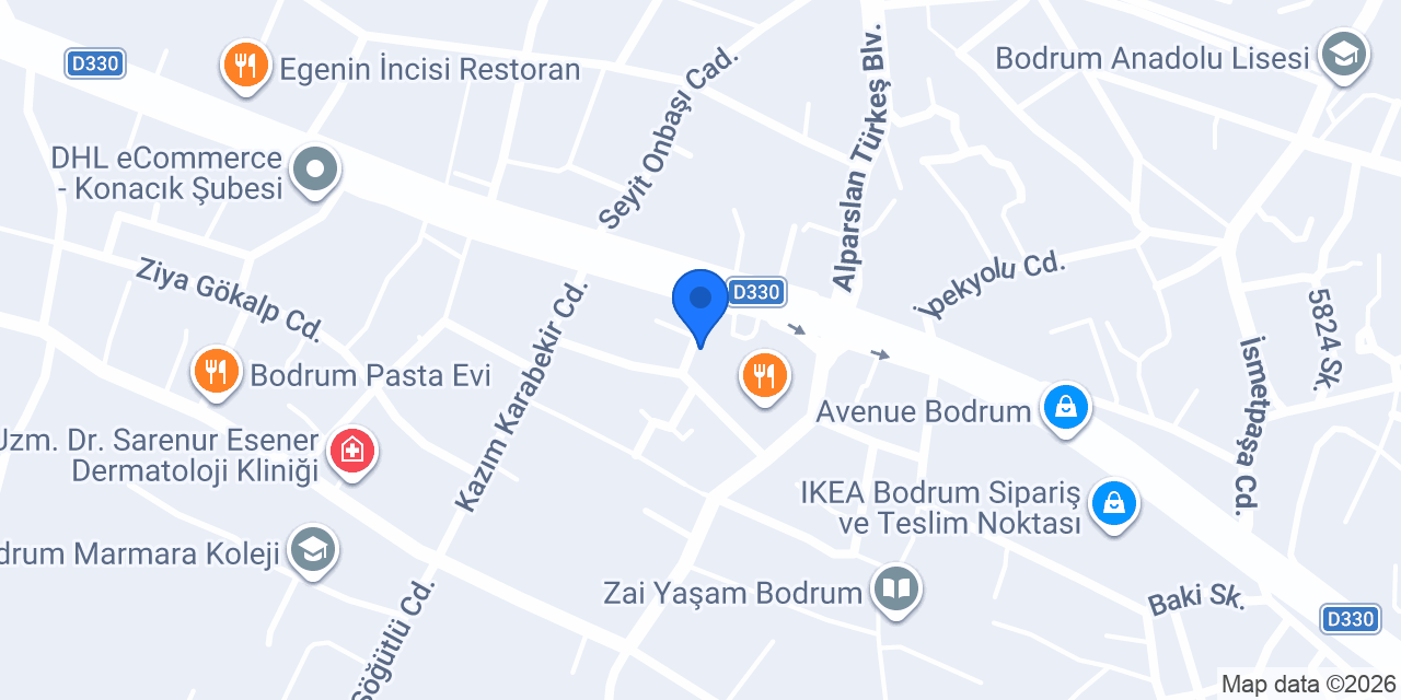 Diş Hekimi Müge Tanyel konumu