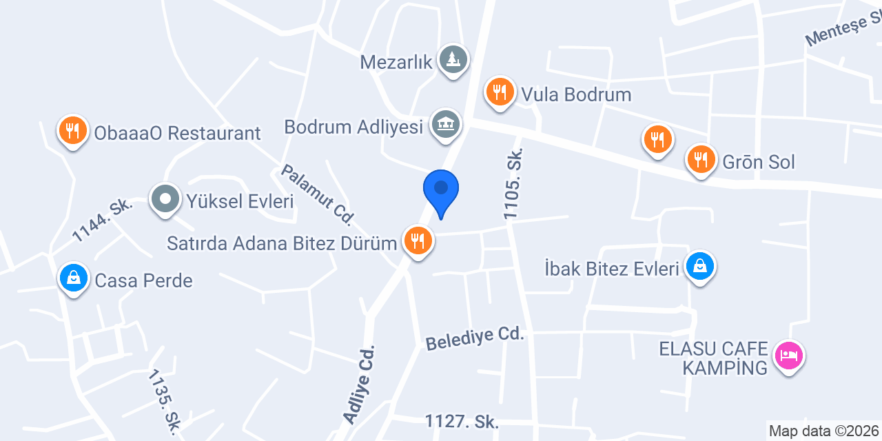 Üstün Cafe konumu
