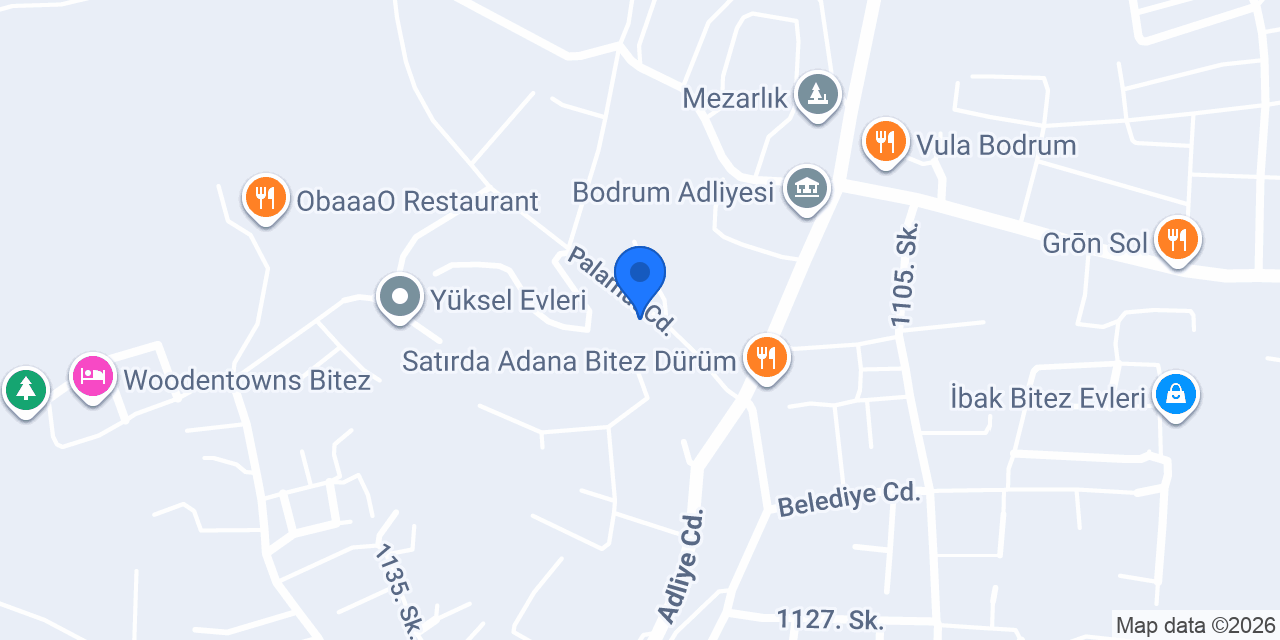 Aslanpınar Hukuk Danışmanlık Arabuluculuk Bodrum konumu