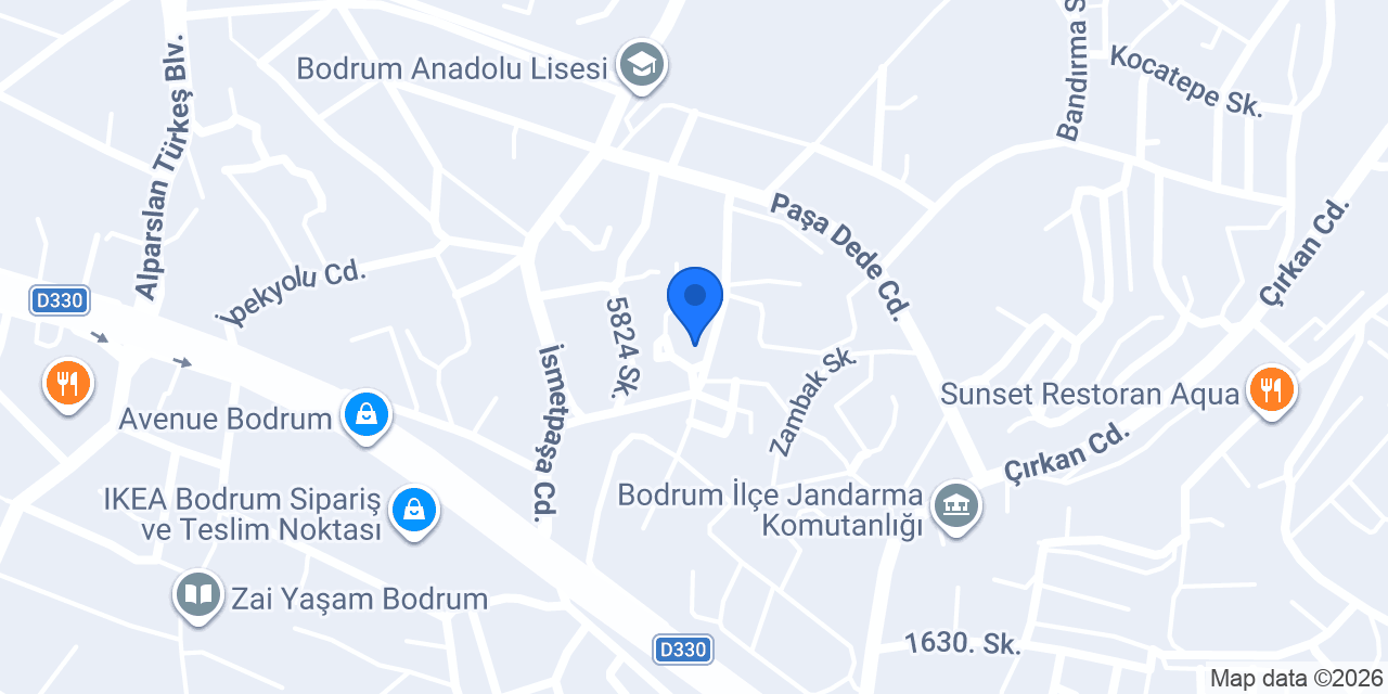 Zeus Müzik Stüdyosu konumu