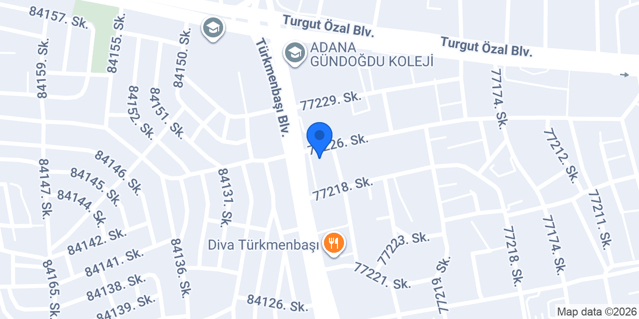 Talia Veteriner Kliniği konumu