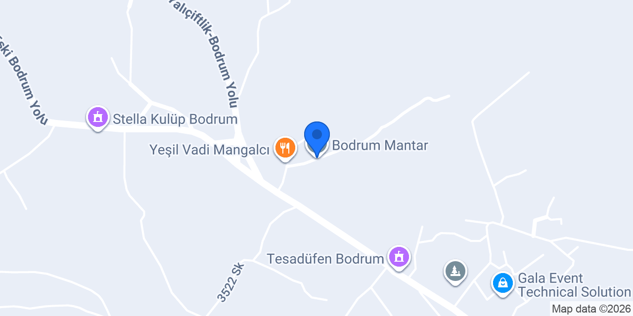 Bodrum Mantar konumu