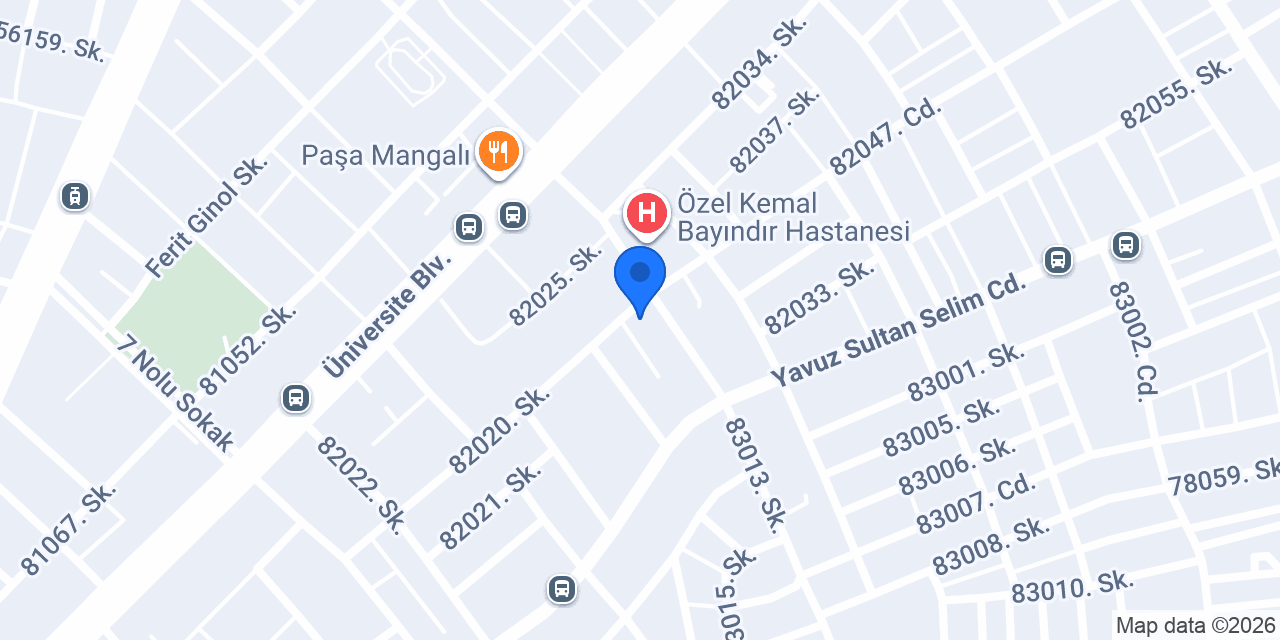 Gazişehir prefabrik İnşaat Ltd şti konumu