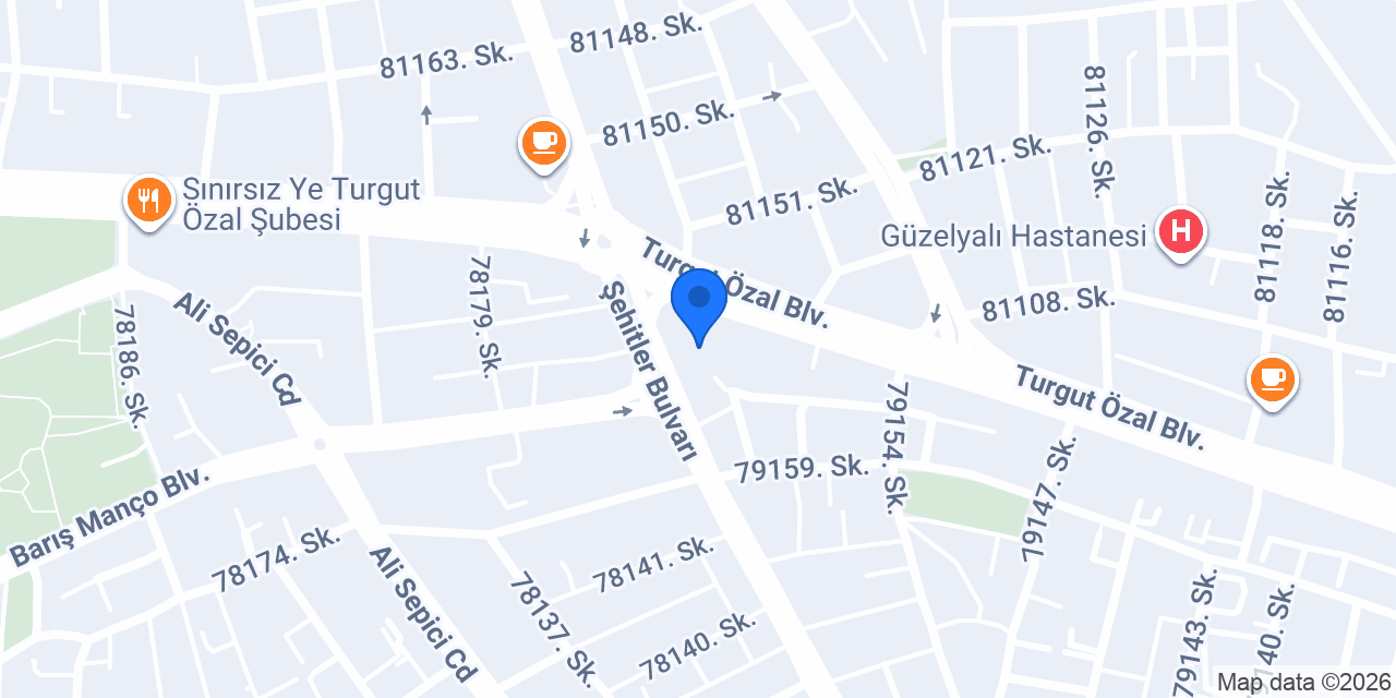 Akbank Toros/Adana Şubesi konumu