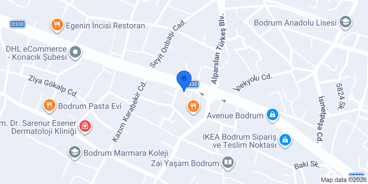 Medicover Görüntüleme Bodrum konumu