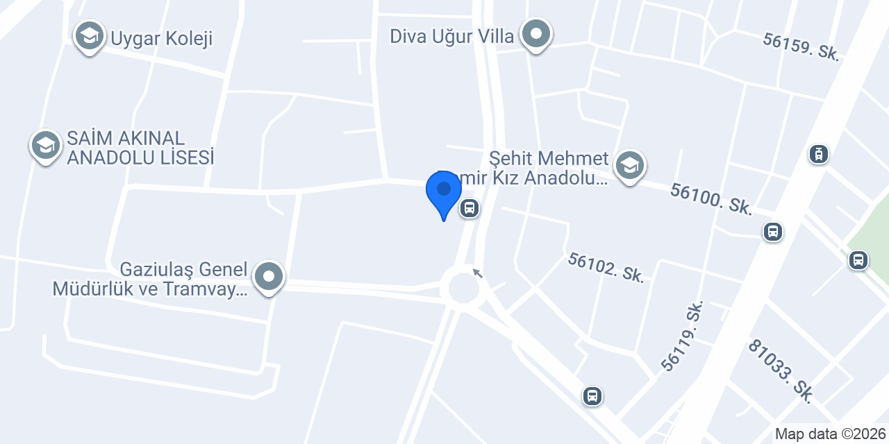Gaziantep Çocuk Koleji konumu