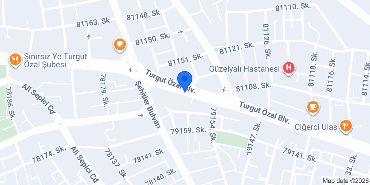 Çolak Eczanesi konumu