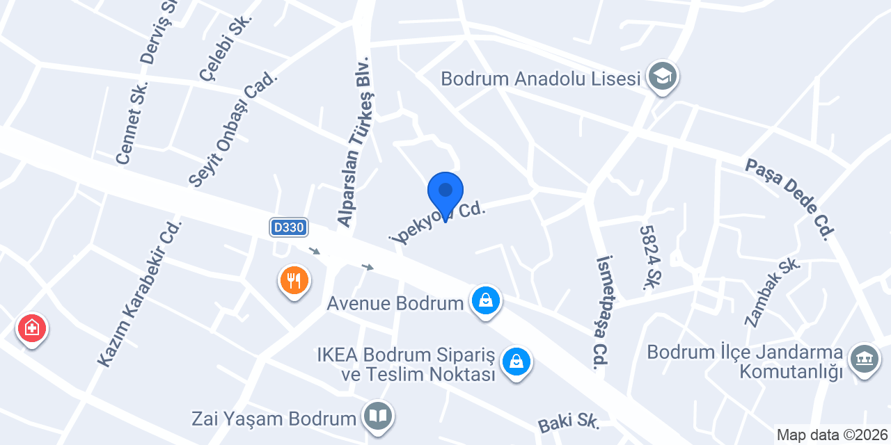 Akbaba Yachting konumu