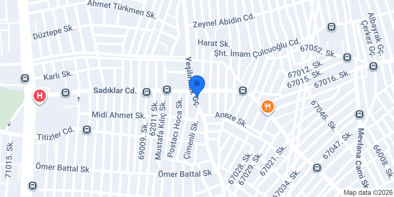 BEĞENDİK AVM konumu