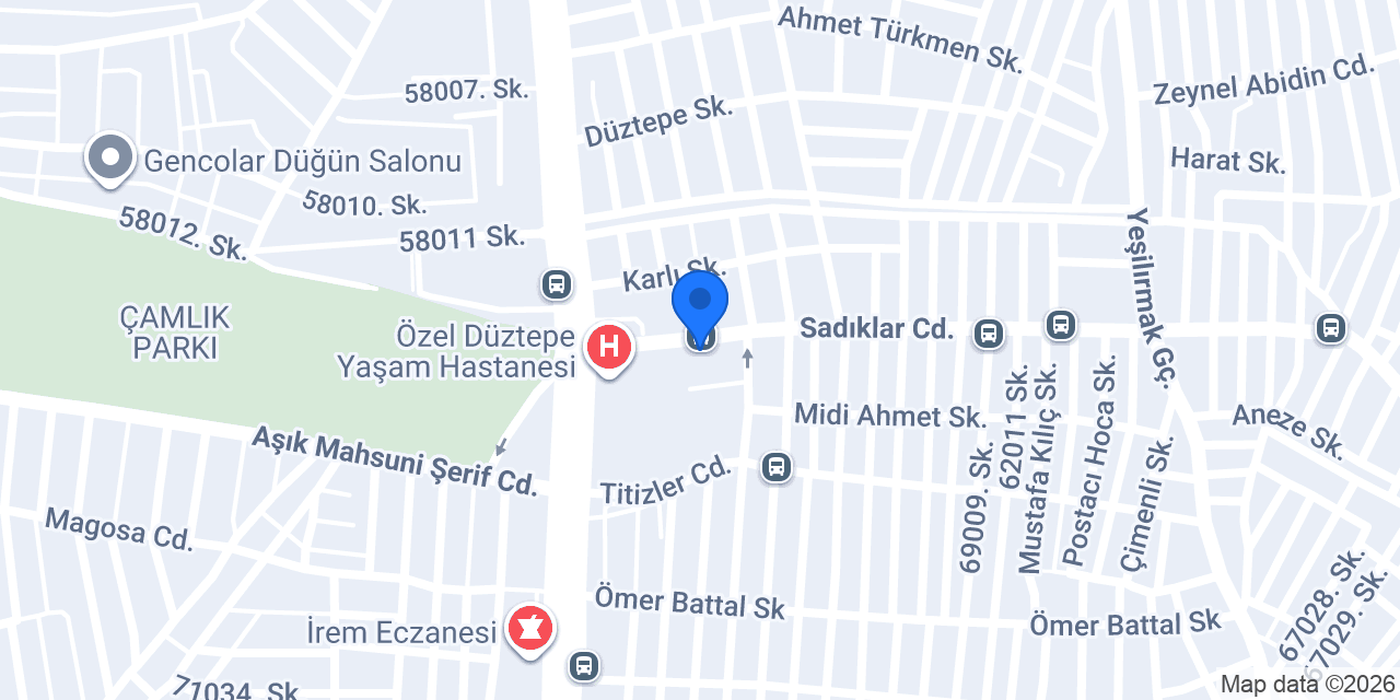 Cem Çiçekçilik konumu