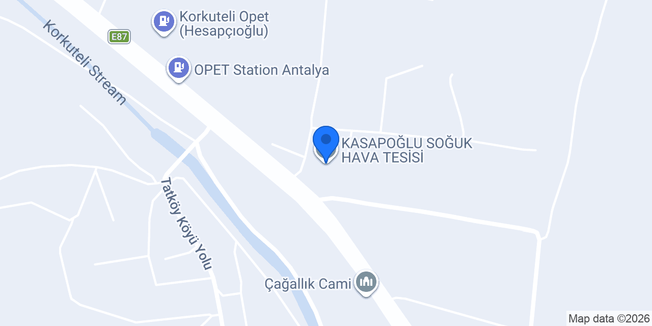 KASAPOĞLU SOĞUK HAVA TESİSİ konumu