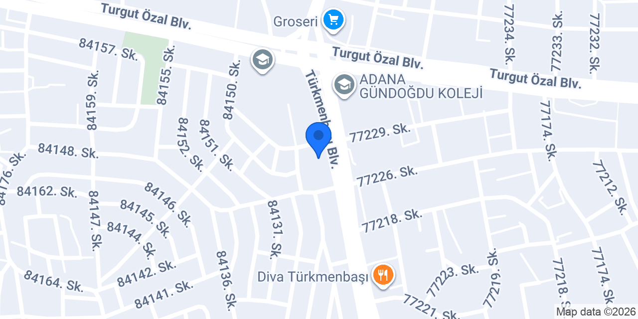 Özdemir Avize konumu