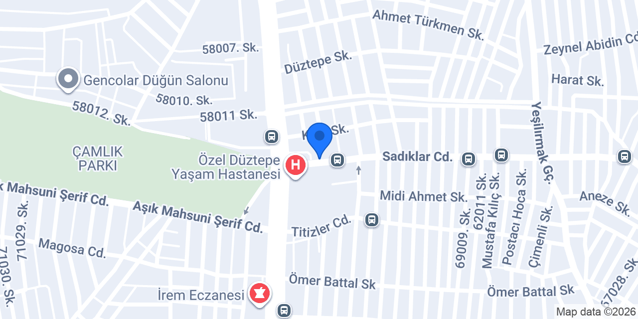 Düztepe Eczanesi konumu
