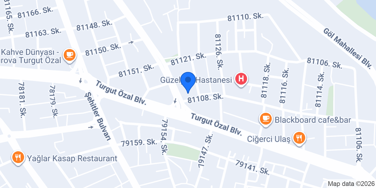 Adana Kule Residence konumu