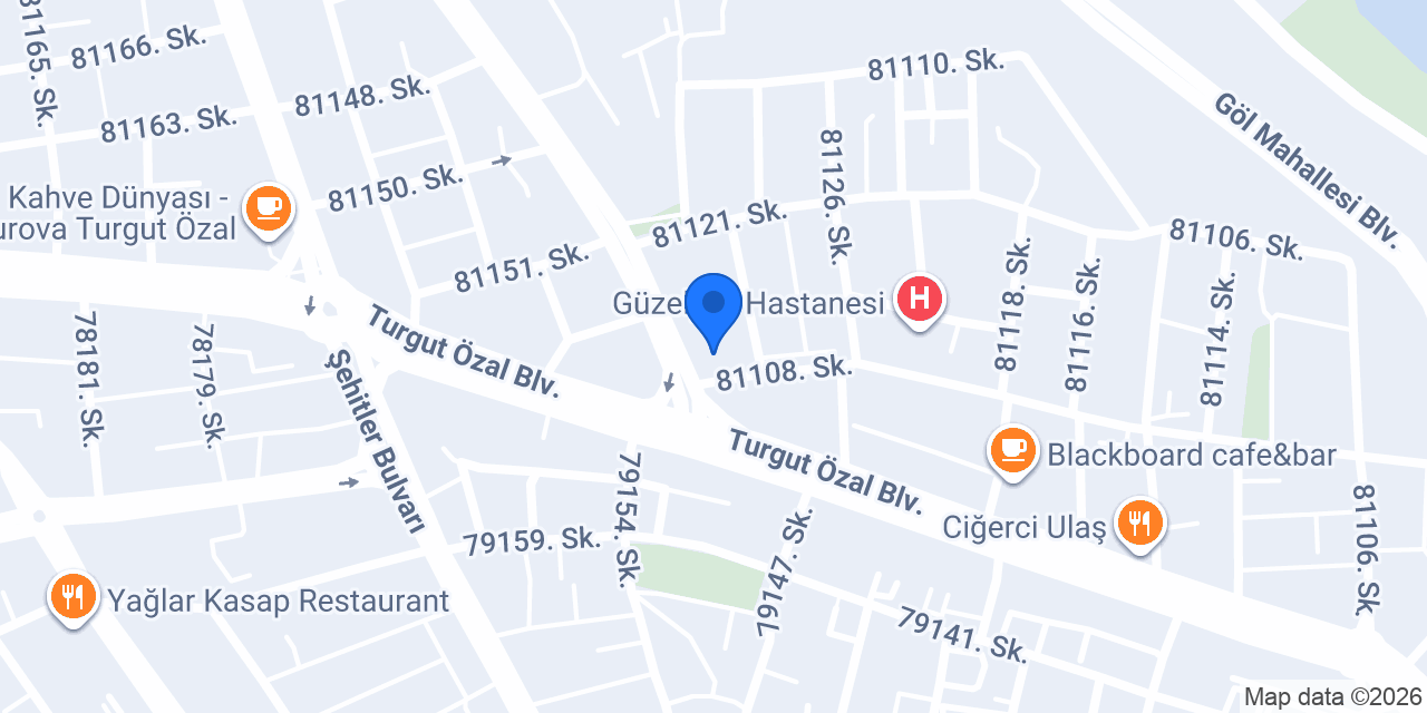Çaylı Dental Kule konumu