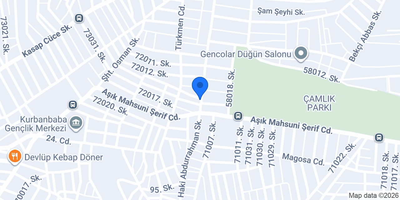 Salon Güneş Recep konumu