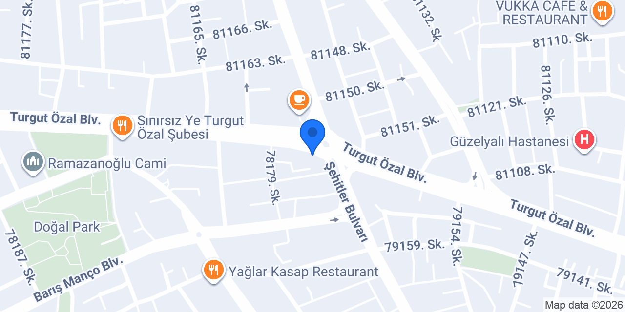 Diş Hekimi Murat Bayram konumu