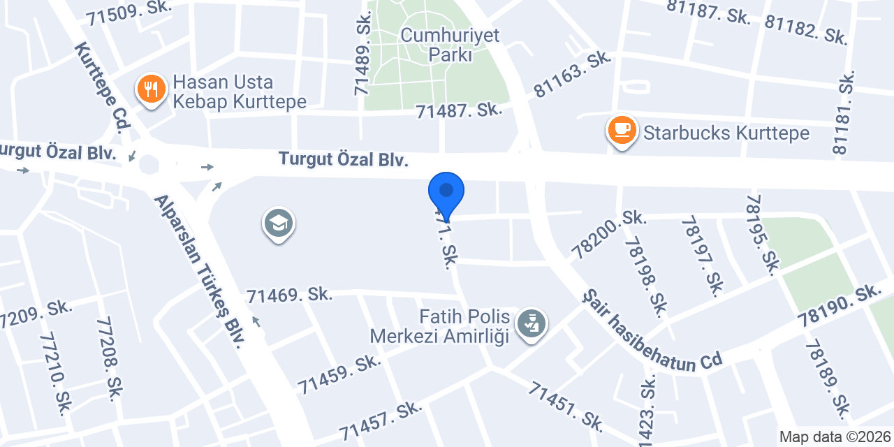 Artika Sanat Merkezi konumu