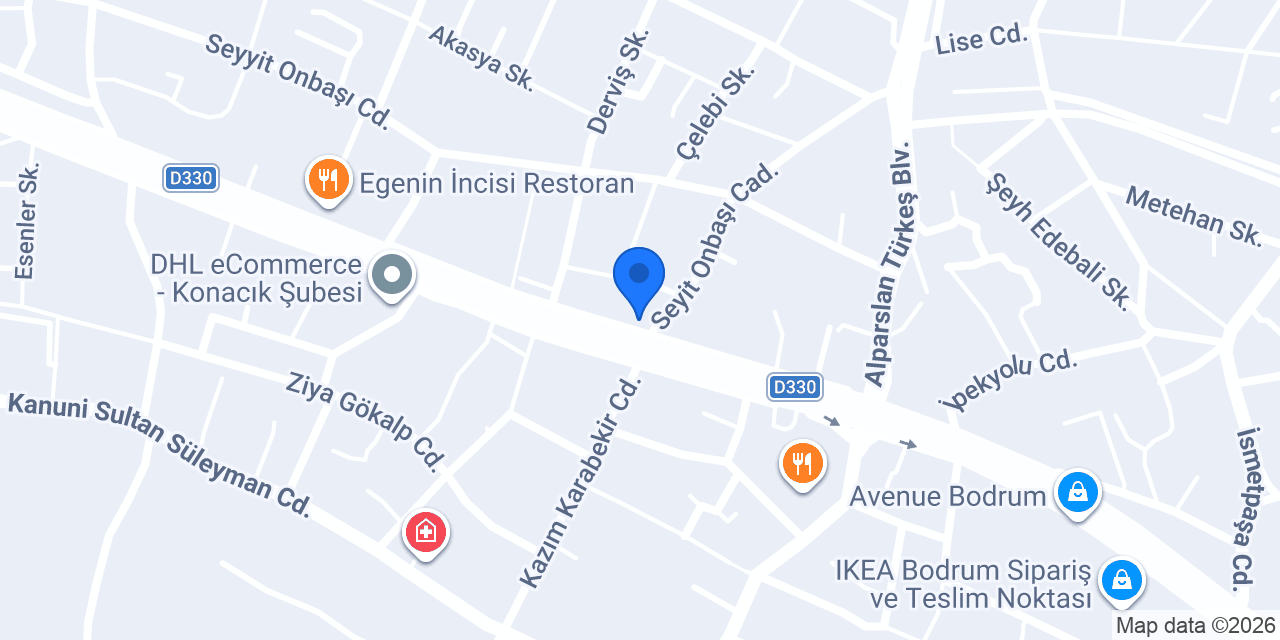 Raf Konacık konumu