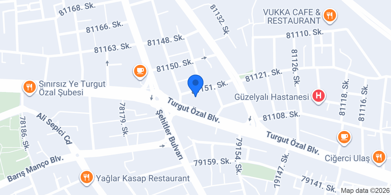 Ekstra Vip Eğitim konumu