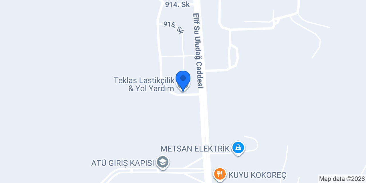 Teklas Lastikçilik & Yol Yardım konumu