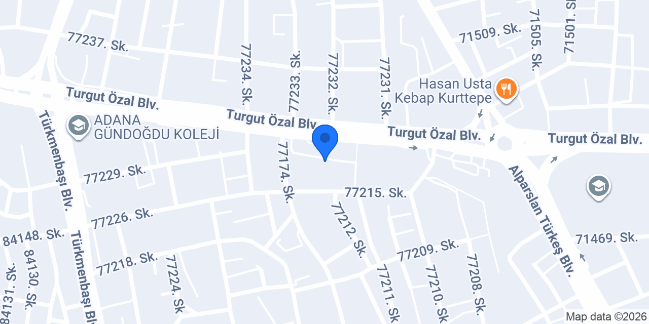 Özgür Game Center konumu