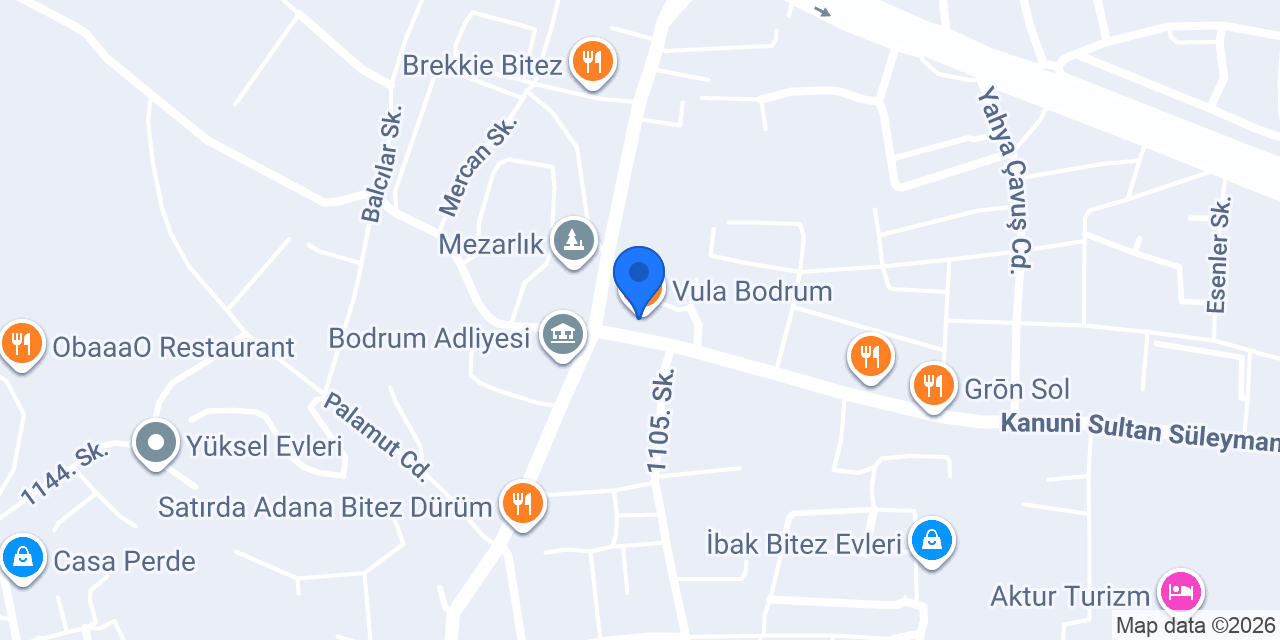 Vula Bodrum konumu