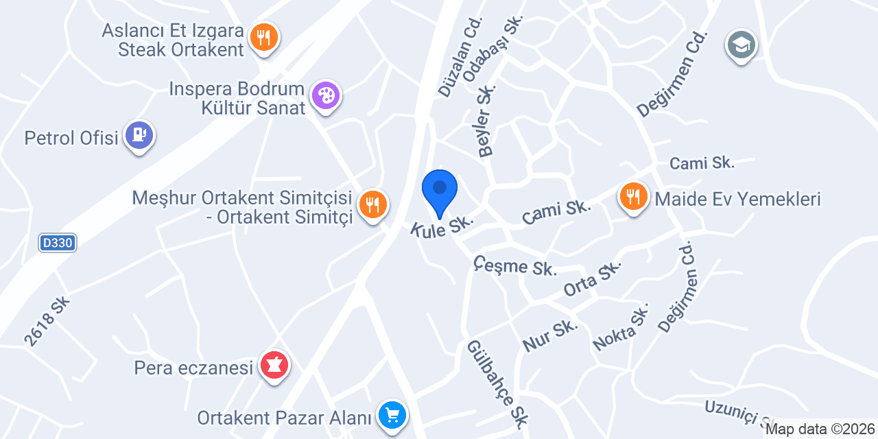 ONSEKİZ SİGORTA BODRUM konumu