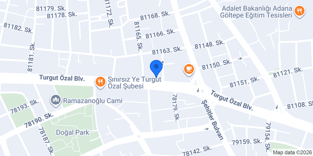 Ütopya Cafe ve Restaurant konumu