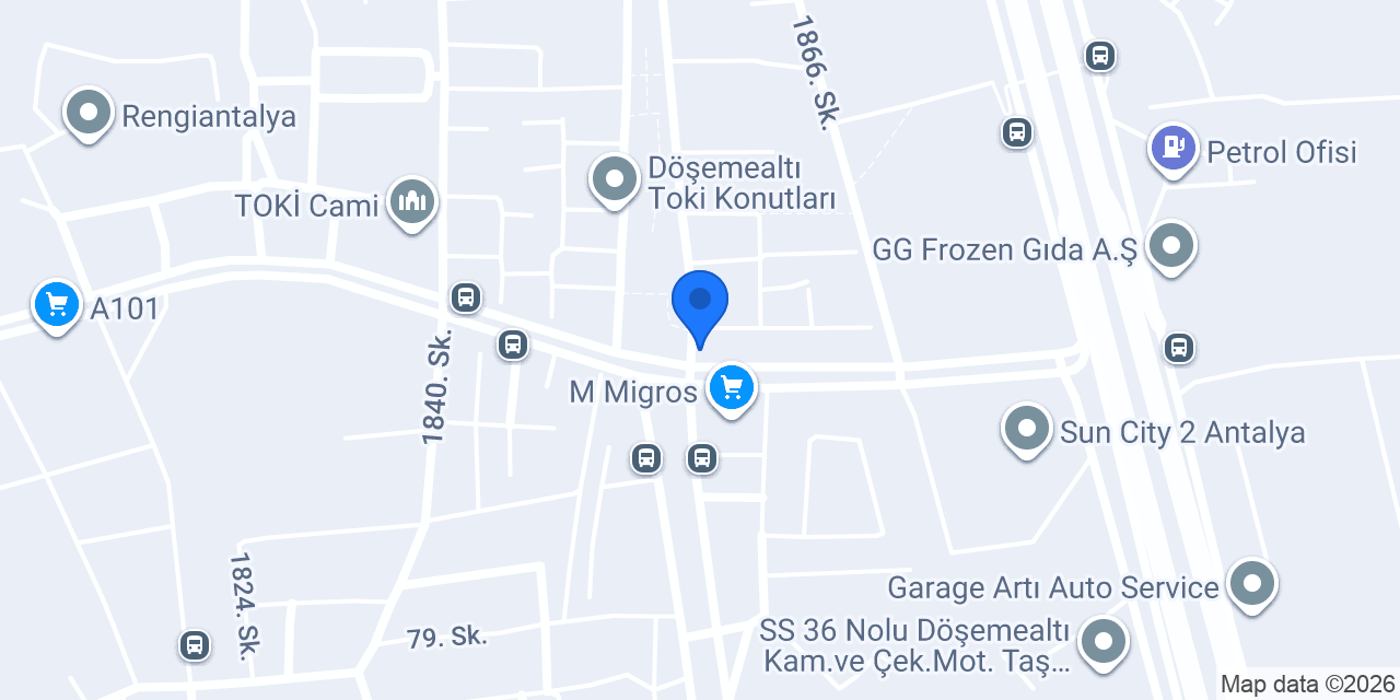 Halk Ekmek Büfesi konumu